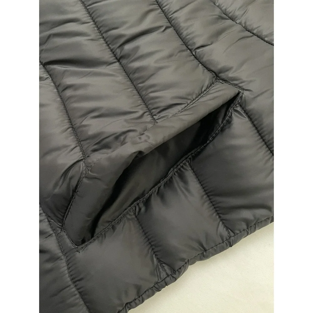 NEW Cole Haan Signature Puffer Vest Men's Medium Black Lightweight Full Zip